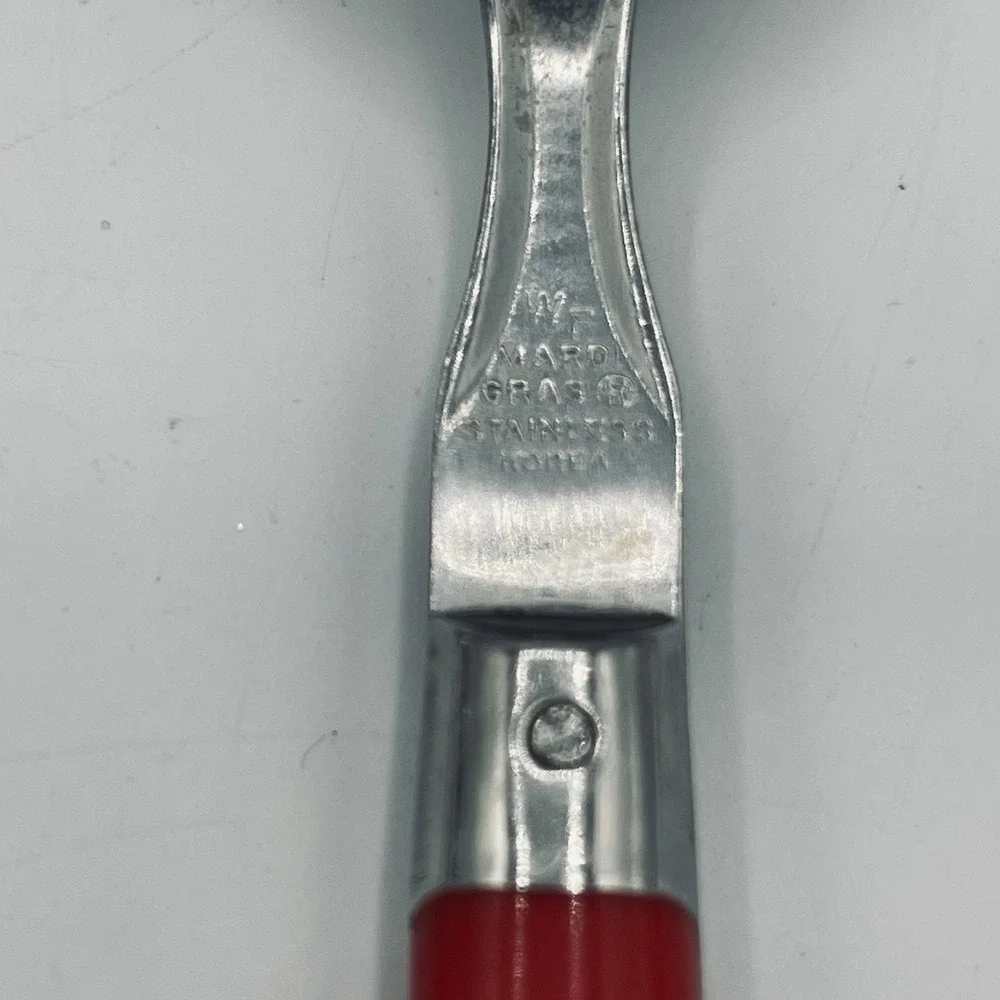 Washington Forge MARDI GRAS‎ RED stainless Flatware 4 SERVING PIECES SS